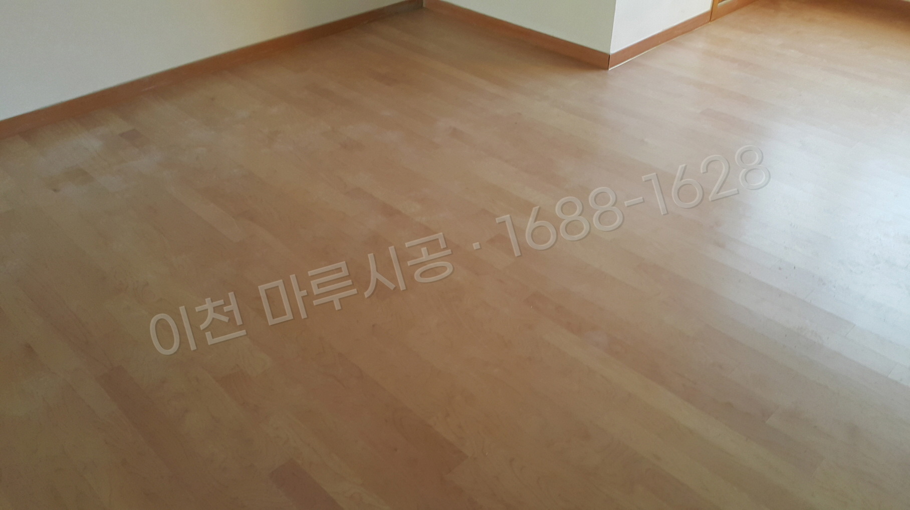 이천 송정동 온돌마루 이건 제나 체리 바닥공사 마루시공업체 시공 후