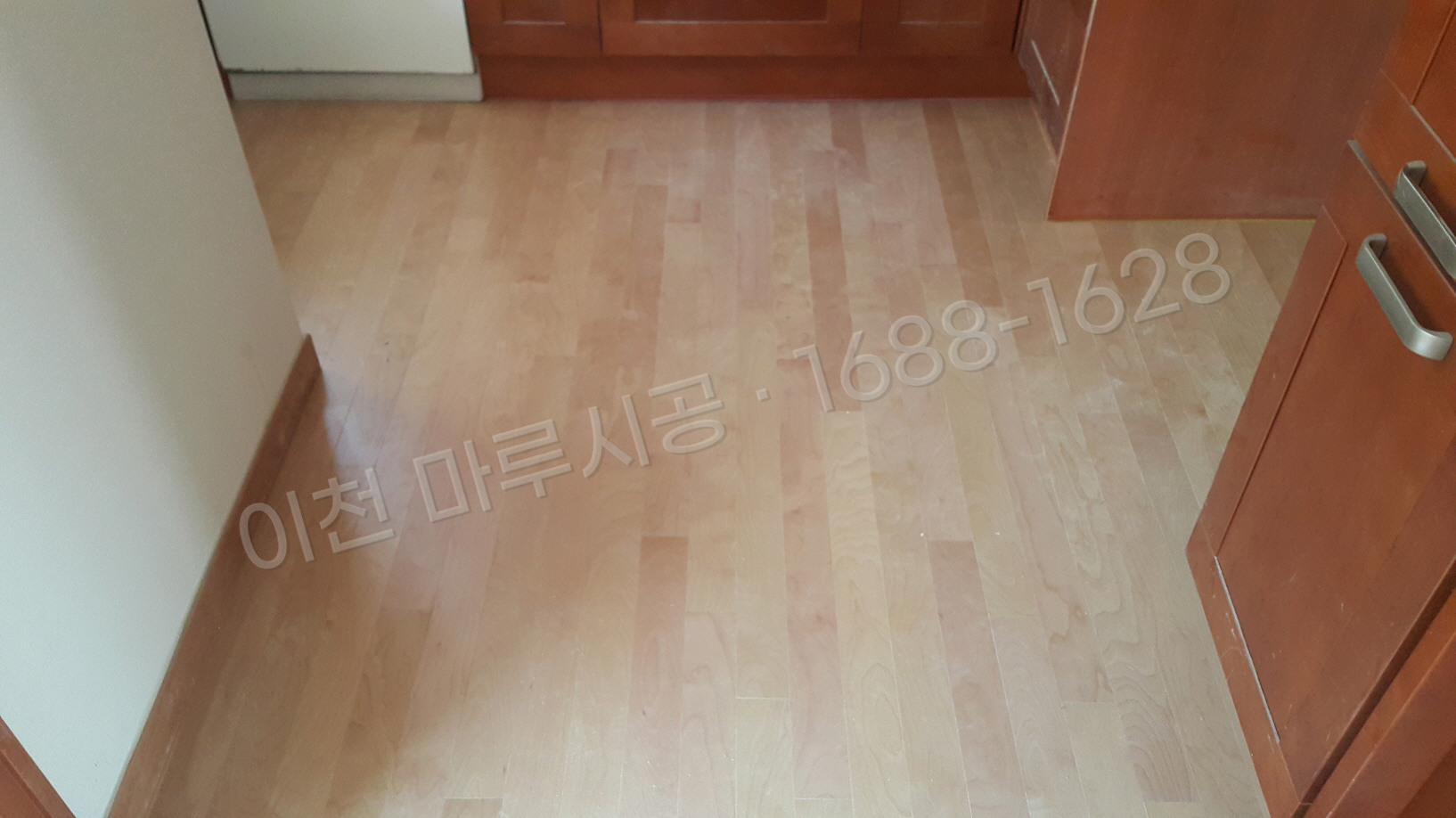 이천 송정동 온돌마루 이건 제나 체리 바닥공사 마루시공업체 시공 후