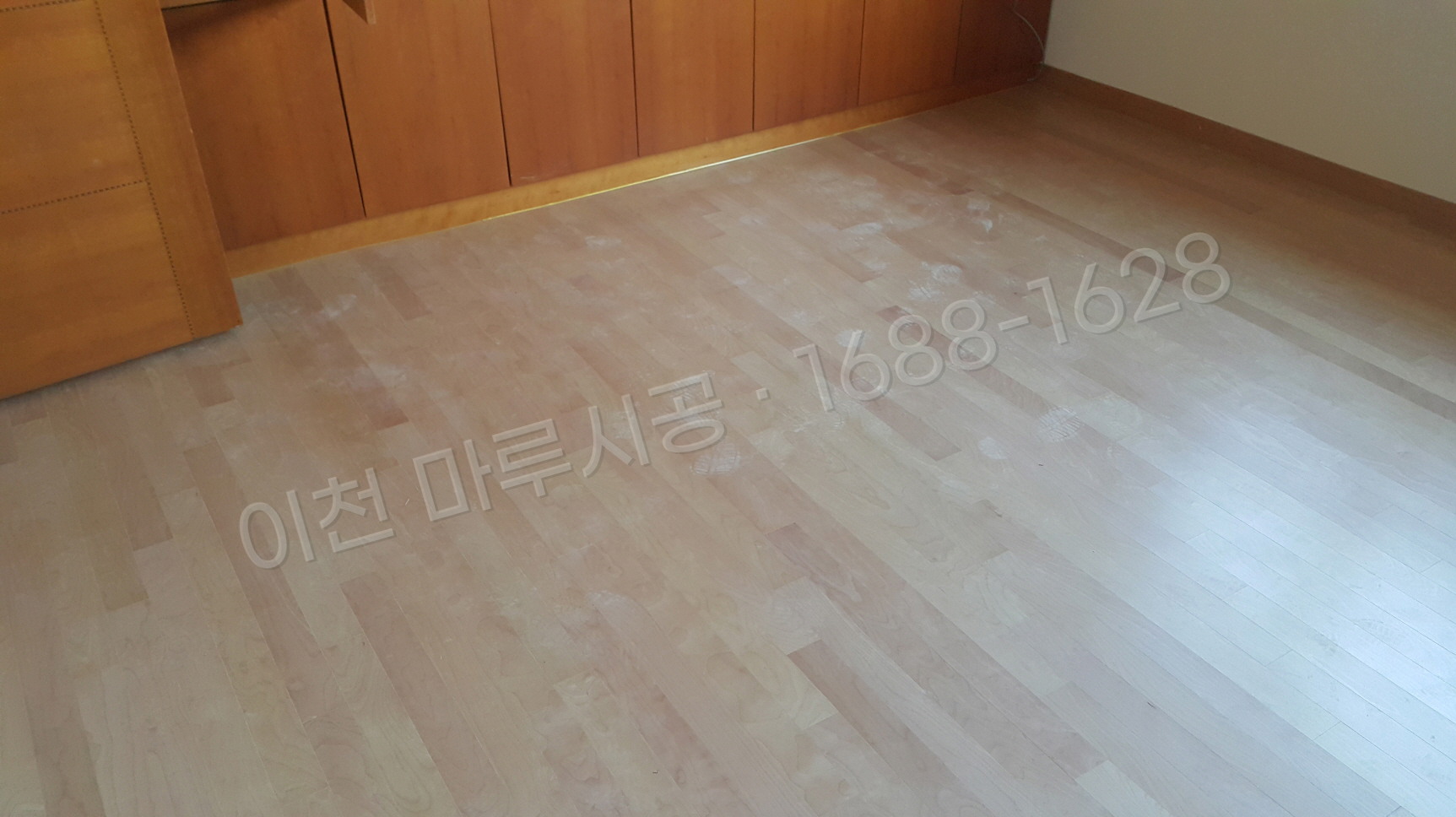 이천 송정동 온돌마루 이건 제나 체리 바닥공사 마루시공업체 시공 후
