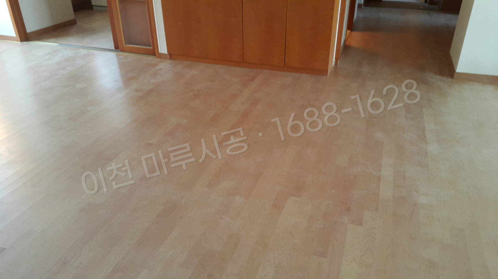 이천 송정동 온돌마루 이건 제나 체리 바닥공사 마루시공업체 시공 후
