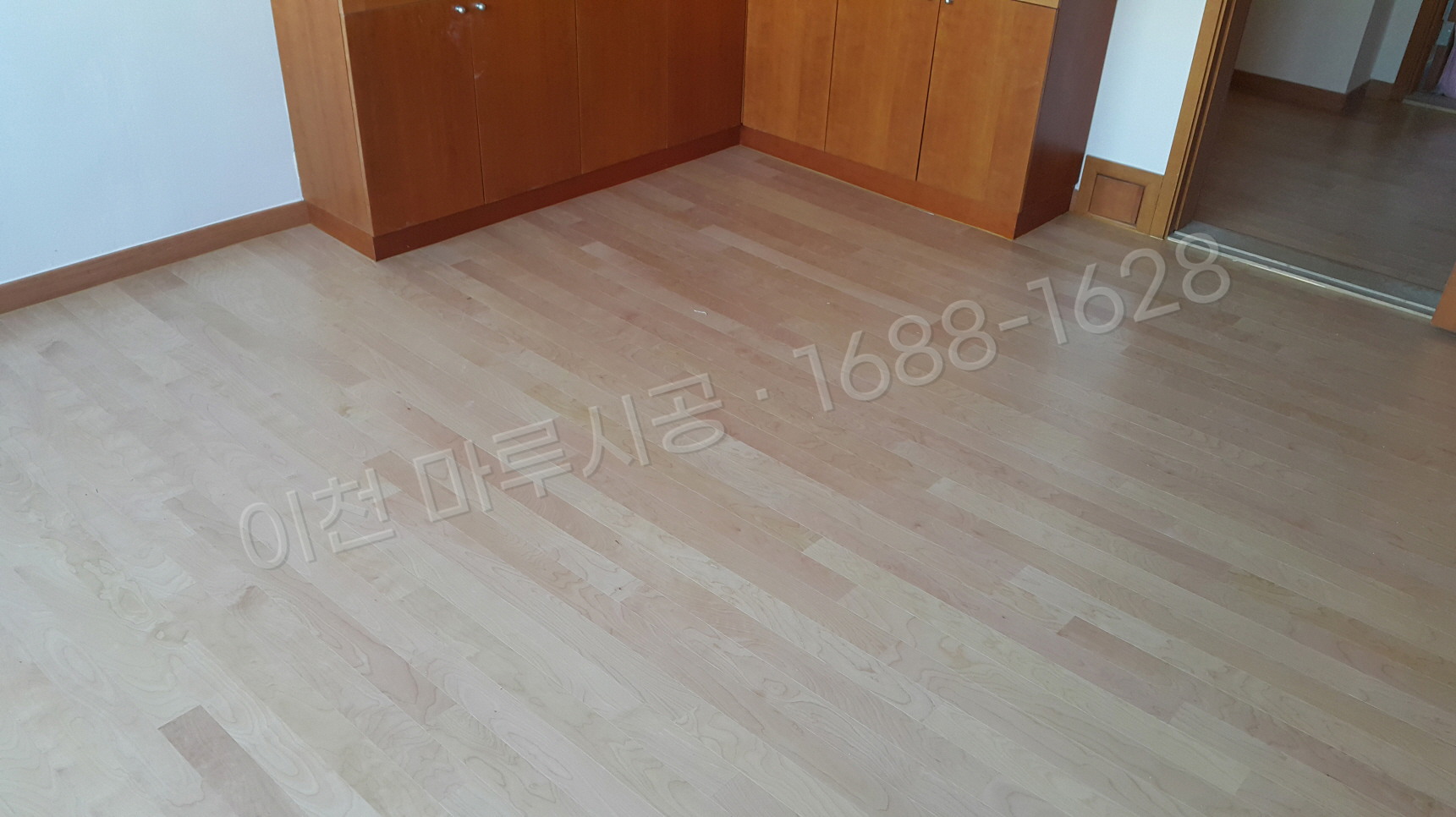 이천 송정동 온돌마루 이건 제나 체리 바닥공사 마루시공업체 시공 완료