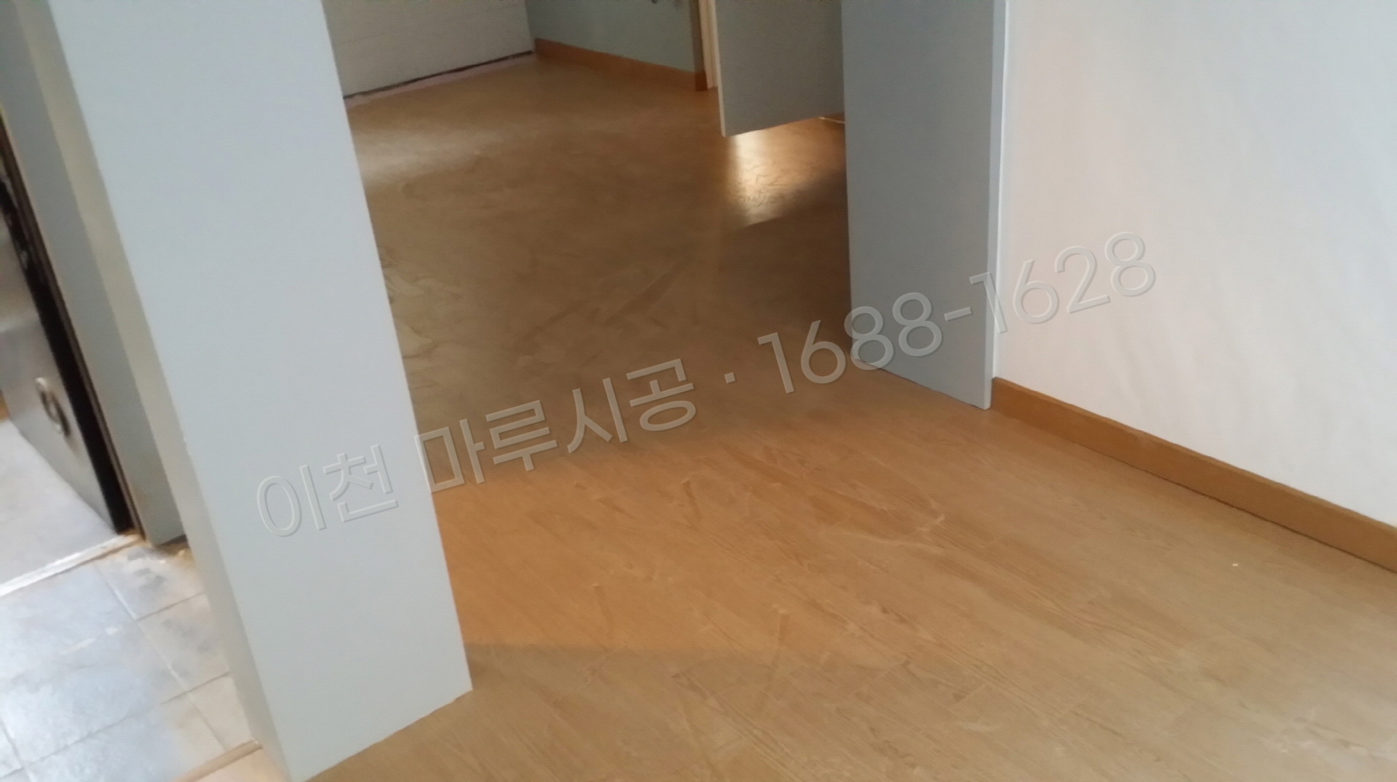 이천 장록동 강화마루 한솔 레브 라레도오크 바닥공사 마루시공업체 시공 후